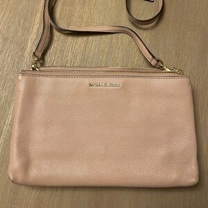 Michael Kors Blush Leather Crossbody Bag